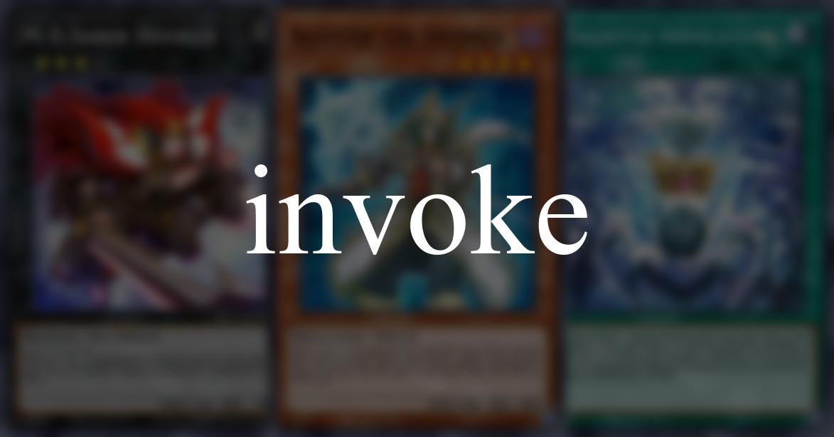 遊戯王で学ぶtoeic英単語 ミューブログ Invoke 遊戯王で学ぶtoeic英単語